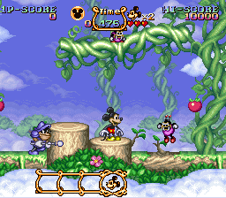 Magical Quest Starring Mickey Mouse, The (USA) (Beta) In game screenshot
